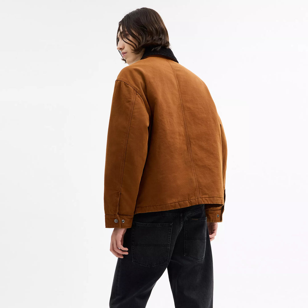 COACH | Work Jacket With Quilted Lining | chamarra café