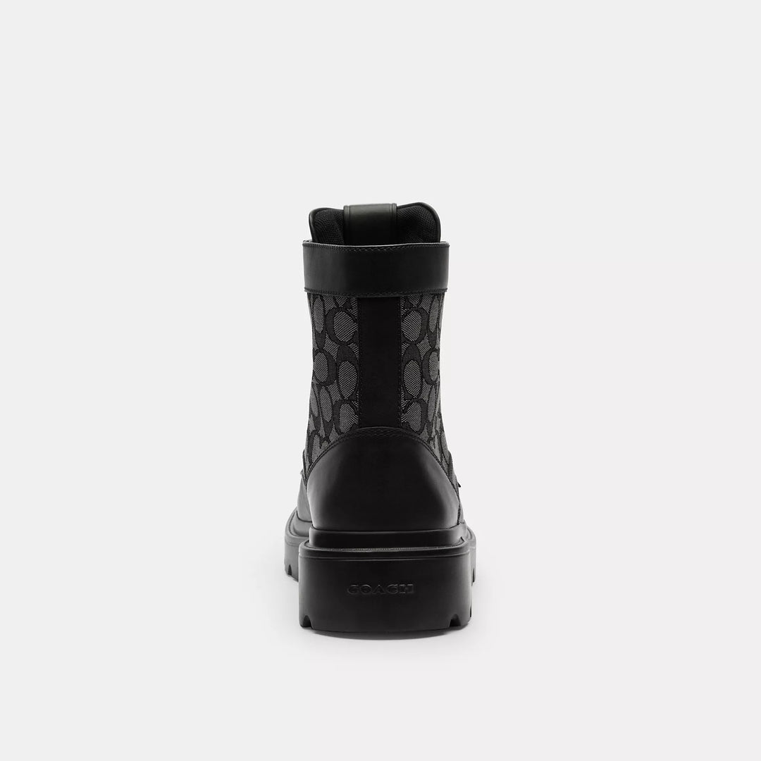 COACH | Combat Boot With Signature Jacquard | botas de combate hombre