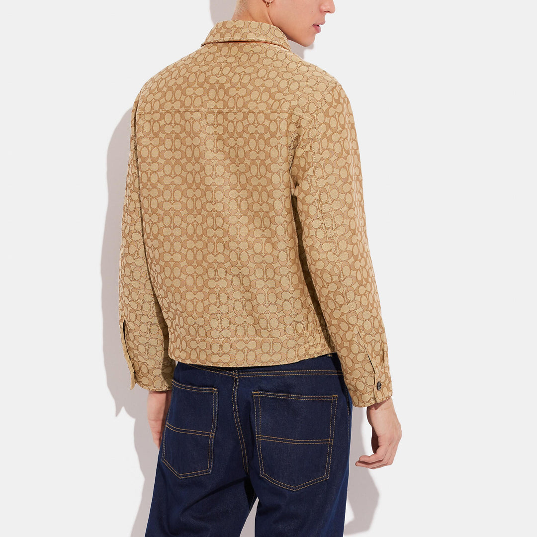 COACH | Heritage Reversible Jacket | Chamarra crema de hombre