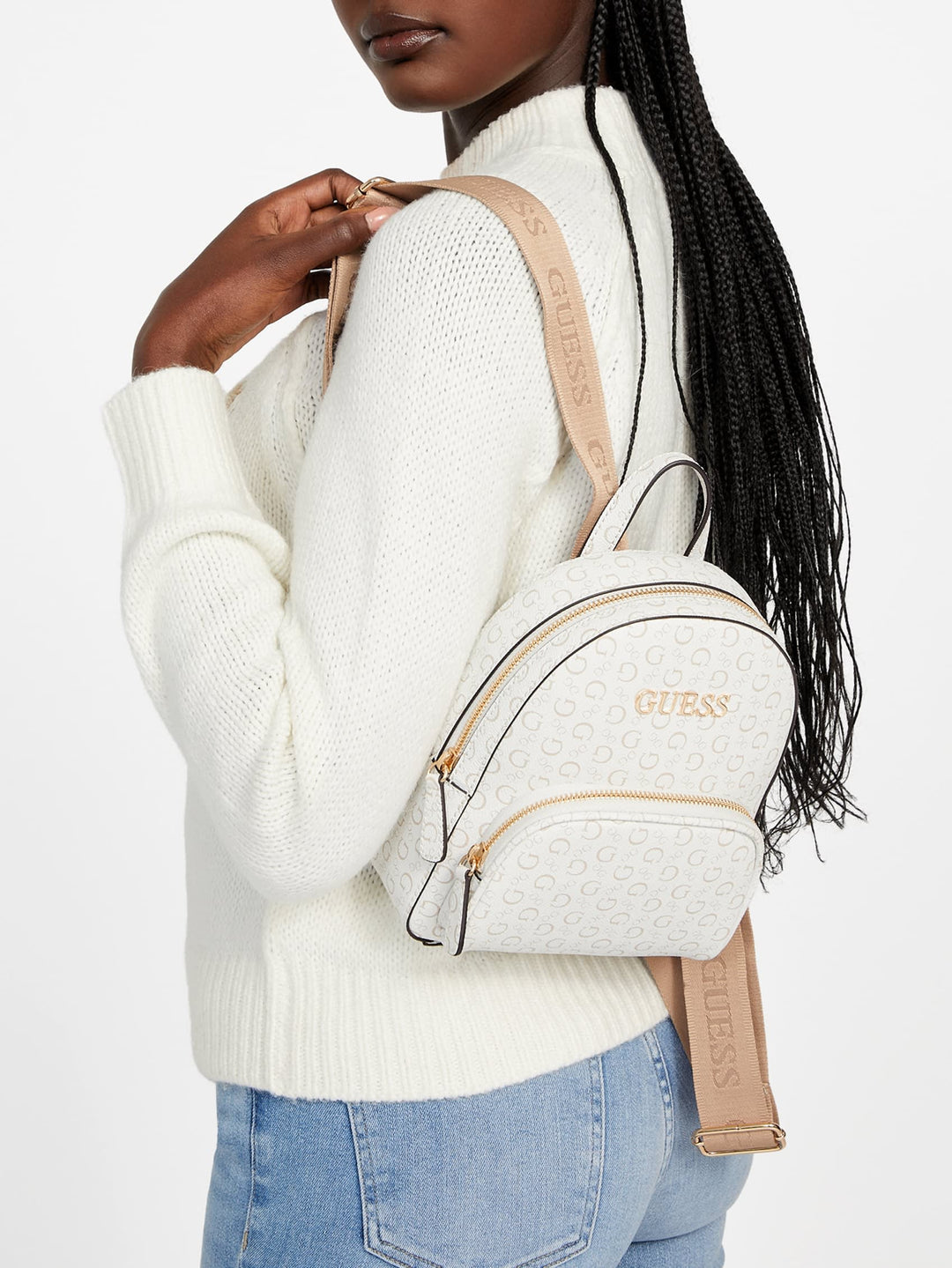 GUESS FACTORY |
Eldoria Logo Mini Backpack | Mini Mochila