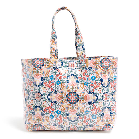 VERA BRADLEY | 
Outlet Cotton City Shopper Tote Bag | bolsa para la playa