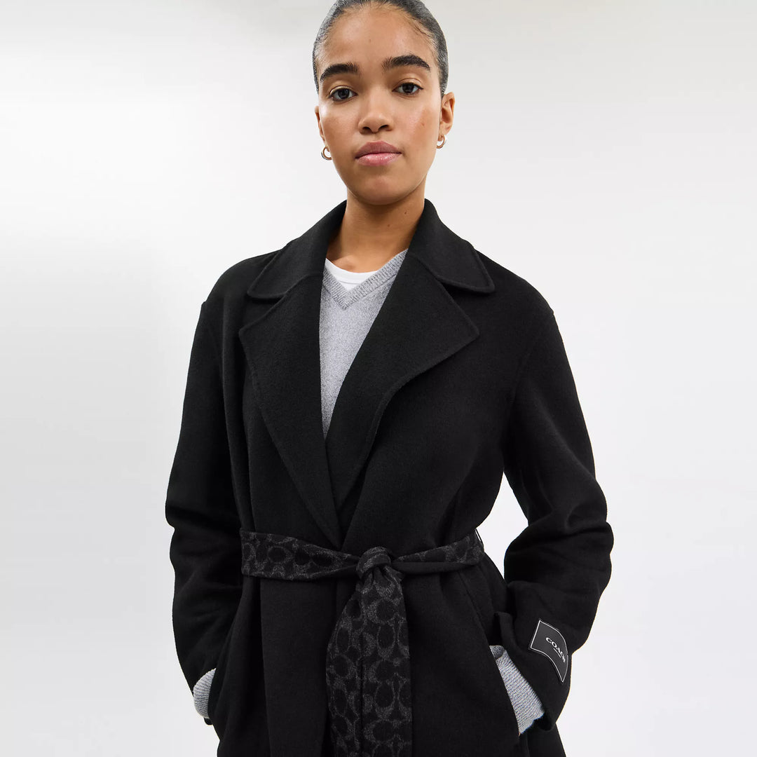 COACH | Belted Wool Long Coat