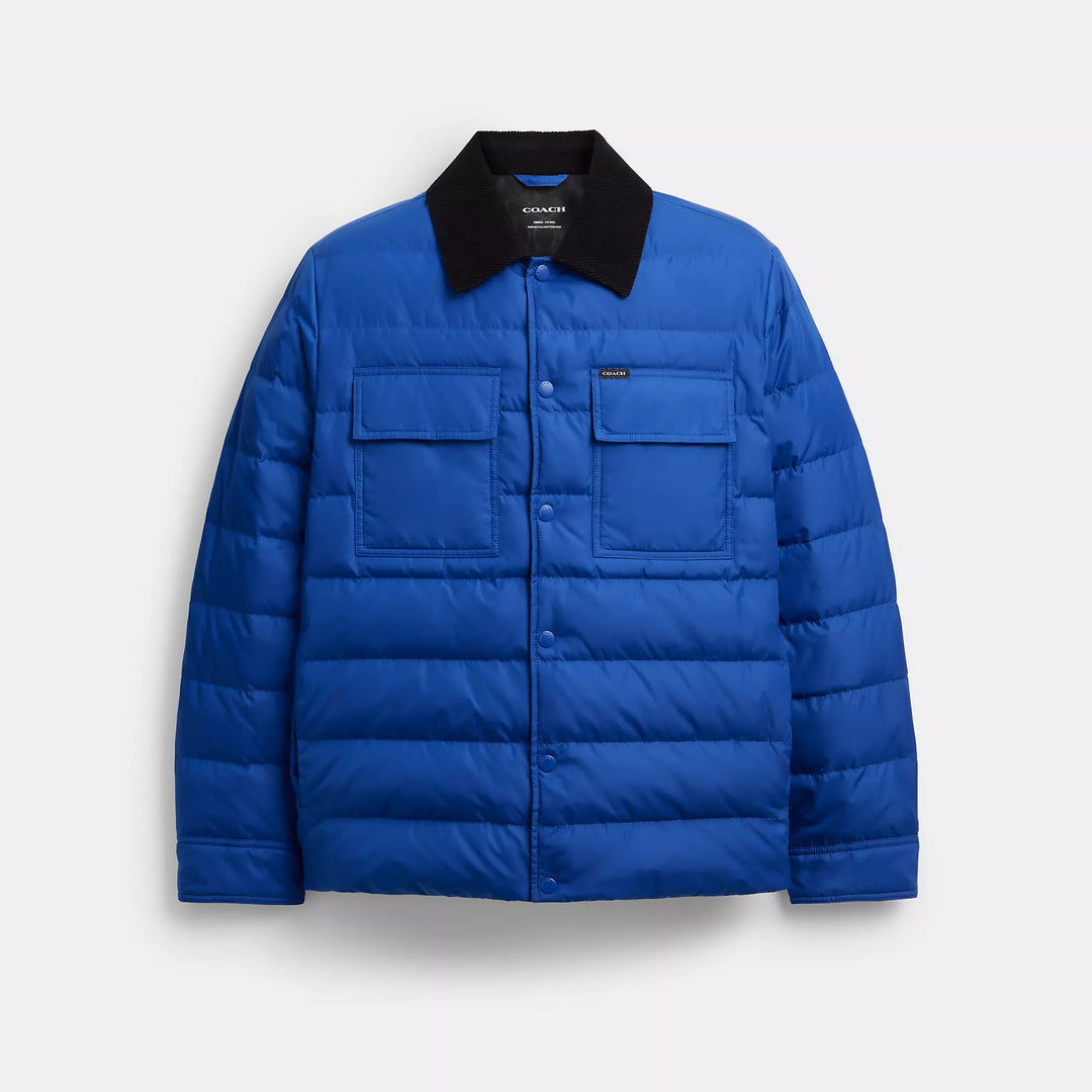 COACH | Lightweight Shirt Down Jacket In Recycled Polyester| chamarra de hombre