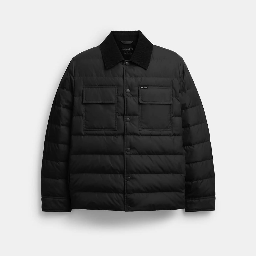 COACH | Lightweight Shirt Down Jacket In Recycled Polyester| chamarra de hombre