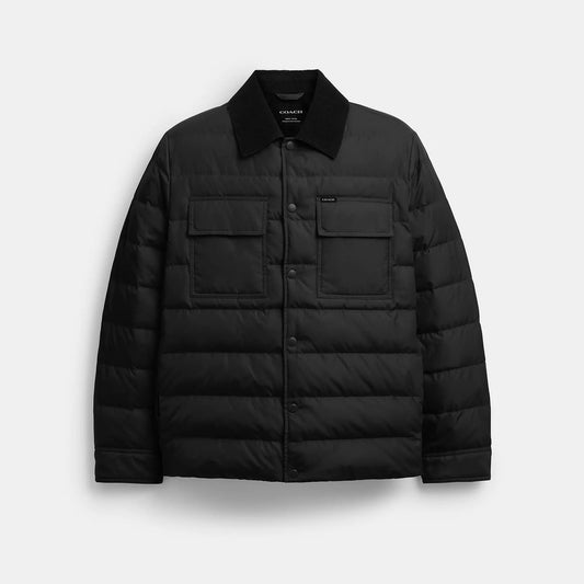 COACH | Lightweight Shirt Down Jacket In Recycled Polyester| chamarra de hombre