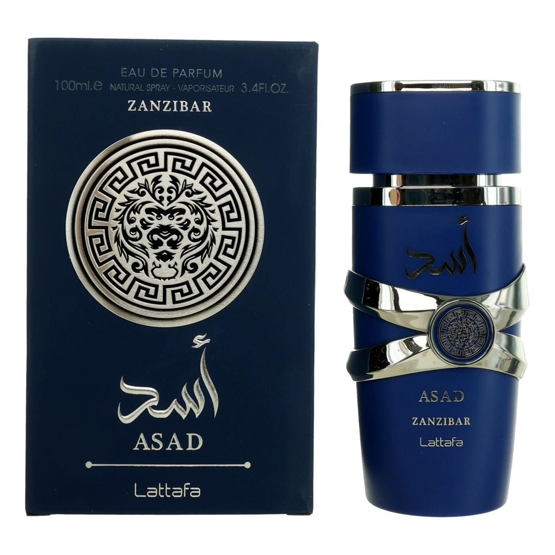 𝐋𝐀𝐓𝐀𝐅𝐀                             Zanzibar Asad de , 3.4 oz EDP Spray para hombres