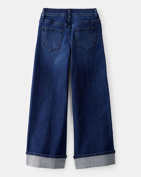 OshKosh B'gosh | Cuffed Wide Leg Jeans | Jeans de mezclilla tipo baggy
