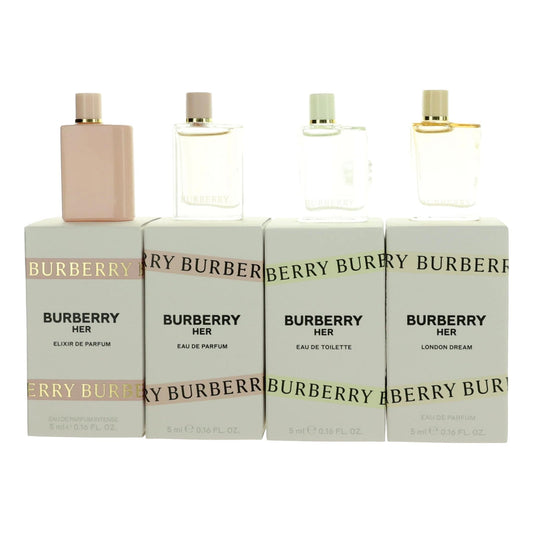 BURBERRY  Mini Set De Regalo De 4 Piezas Para Mujer Con Elixir