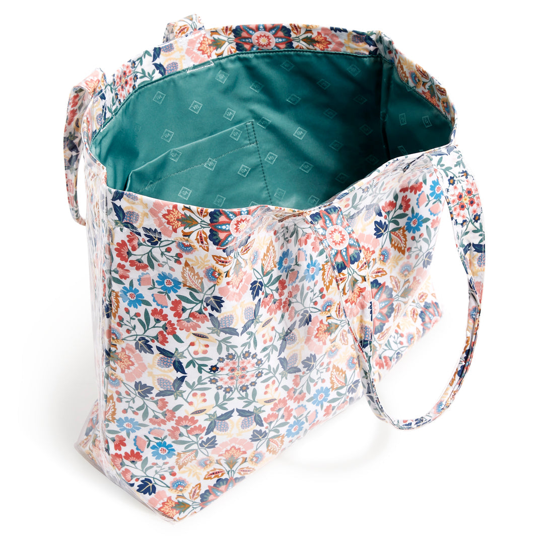 VERA BRADLEY | 
Outlet Cotton City Shopper Tote Bag | bolsa para la playa