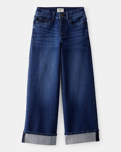 OshKosh B'gosh | Cuffed Wide Leg Jeans | Jeans de mezclilla tipo baggy