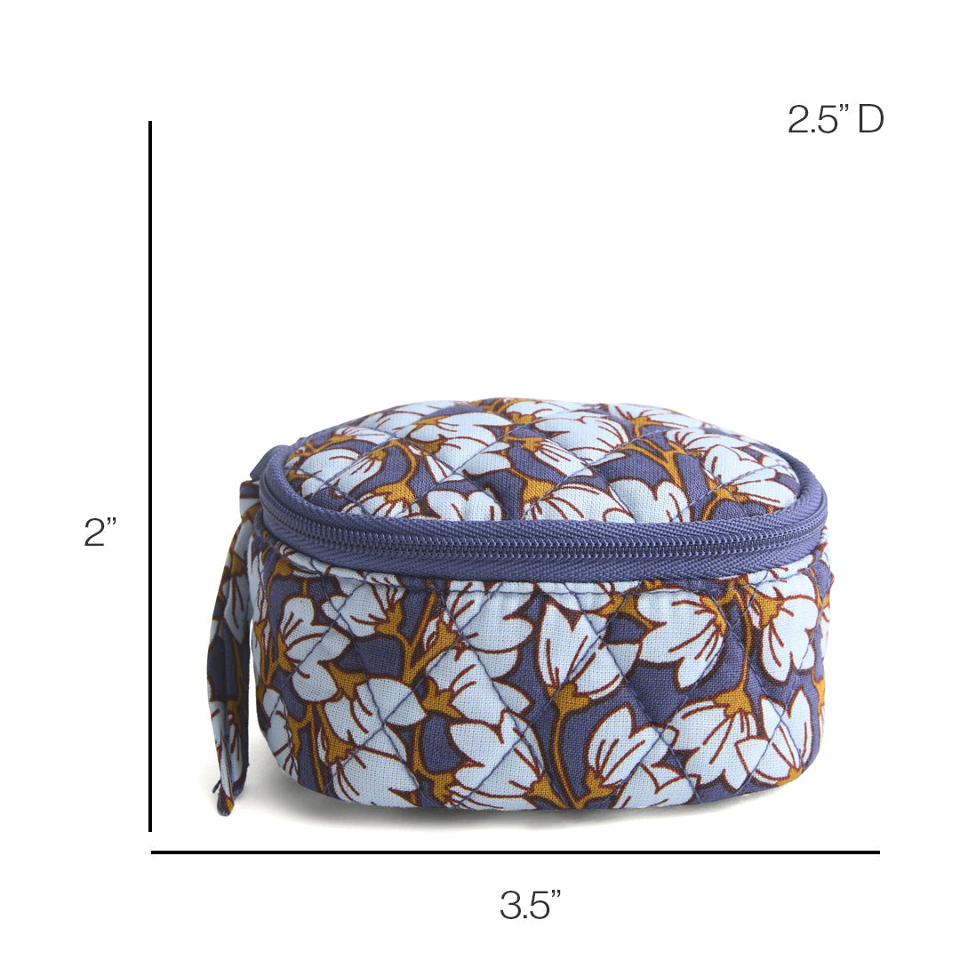 VERA BRADLEY | Faux Leather Mini Zip Case | Neceser café