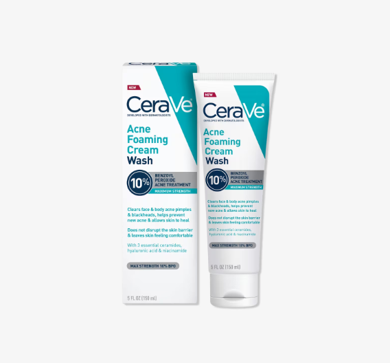 CeraVe | Foaming Cream Wash | Crema Espumosa para Acné
