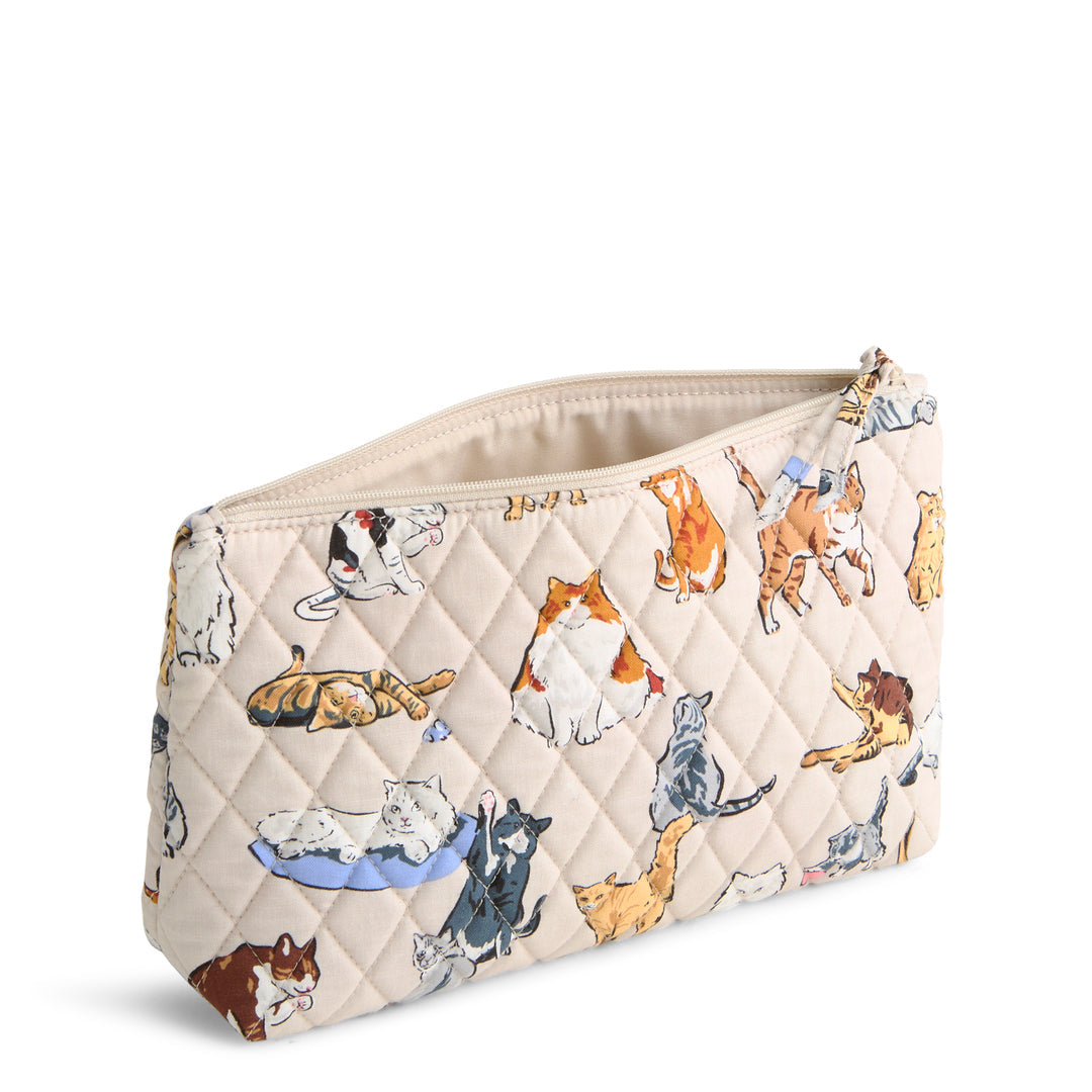 VERA BRADLEY |
Outlet Cotton Essential Medium Pouch | funda de gatitos