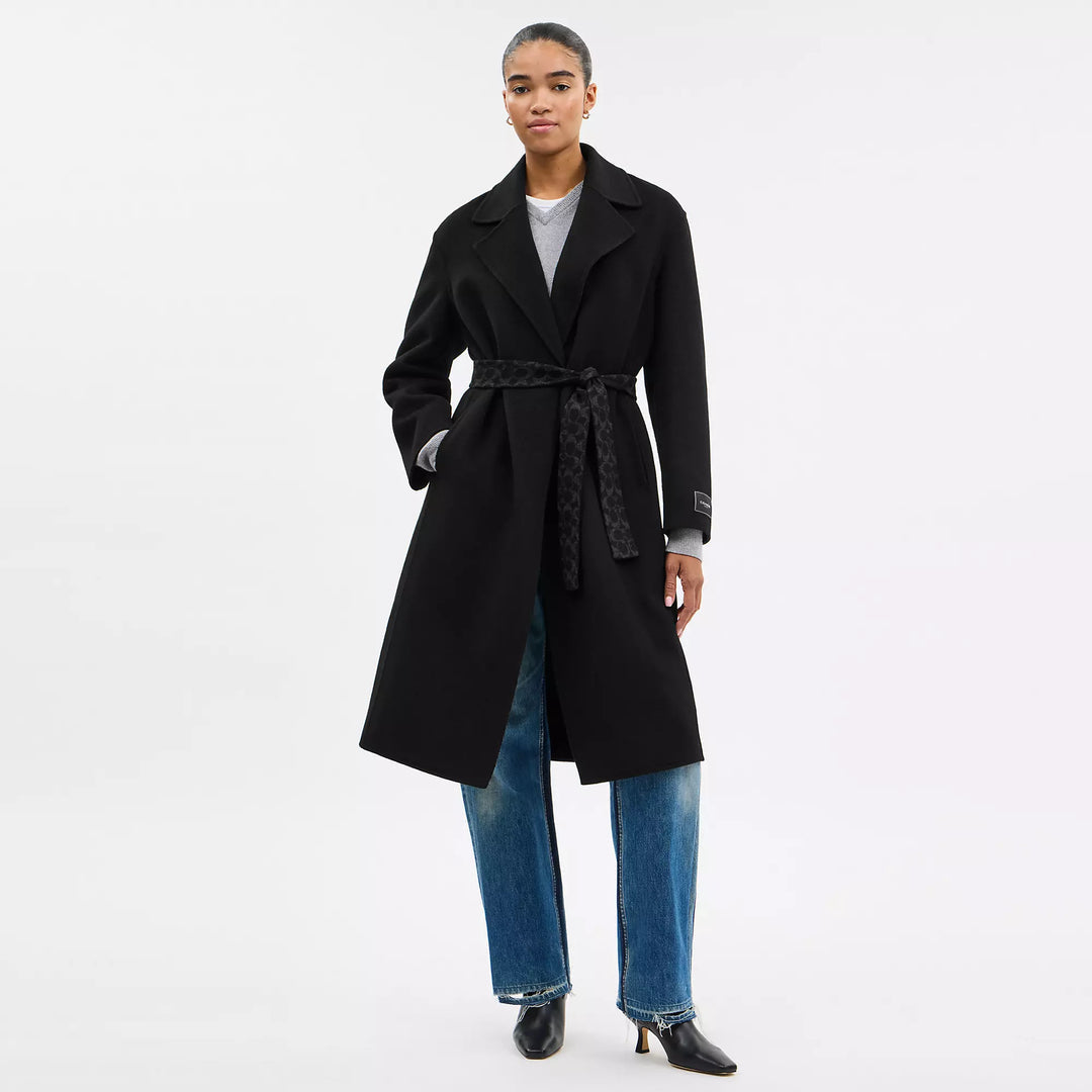 COACH | Belted Wool Long Coat