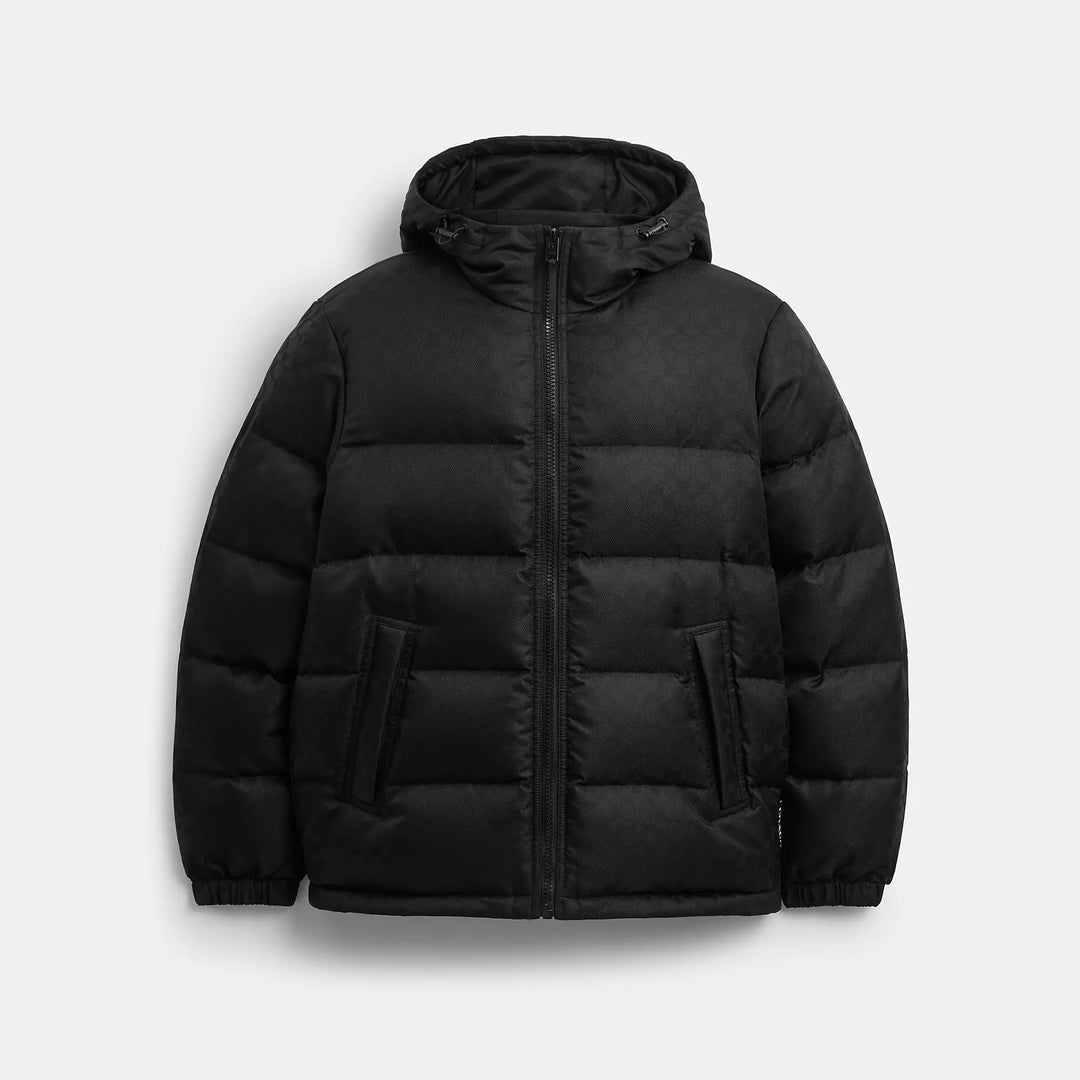 COACH | 
Tonal Signature Down Jacket Chamarra de hombre negra