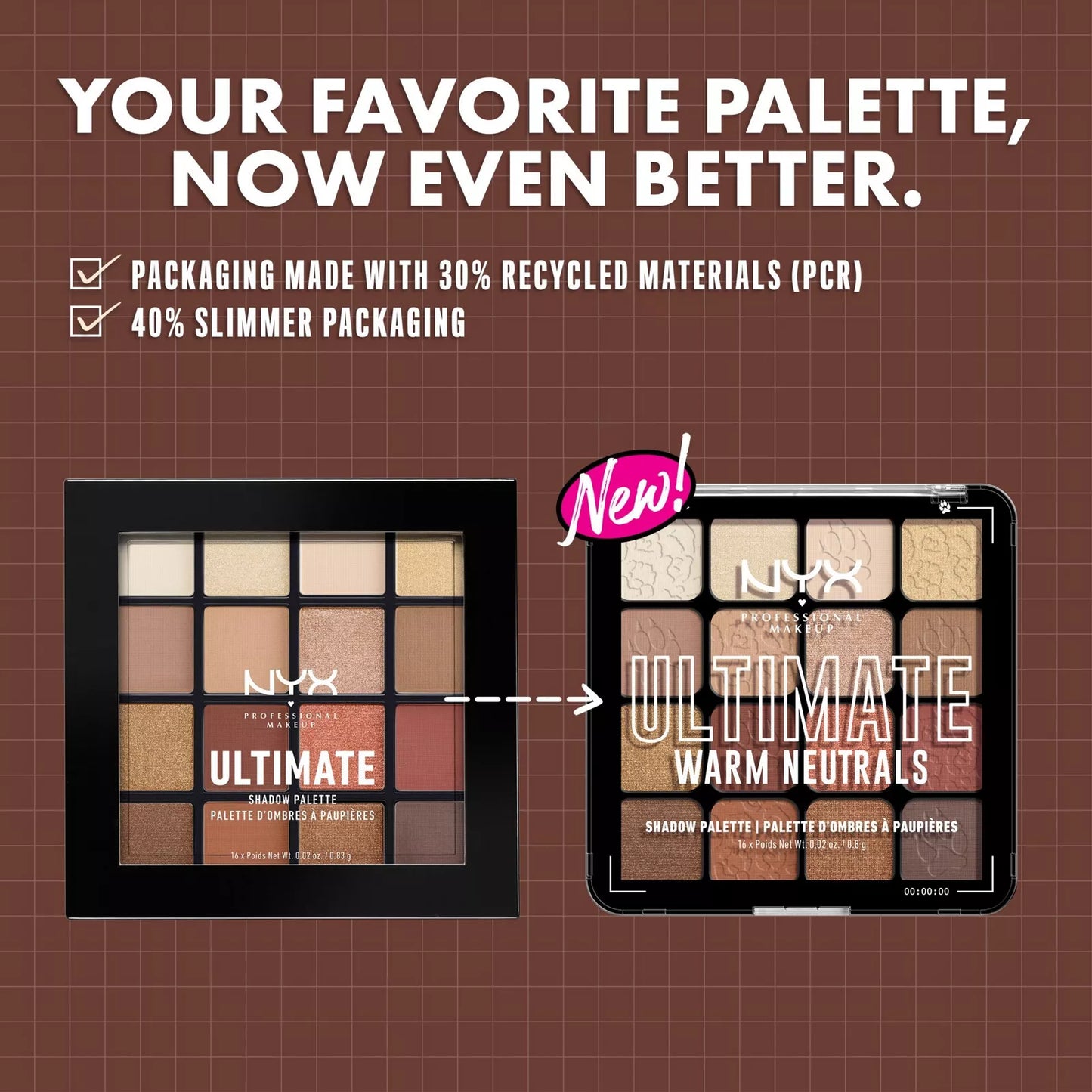 Ultimate | Color Shadow Palette Warm Neutrals