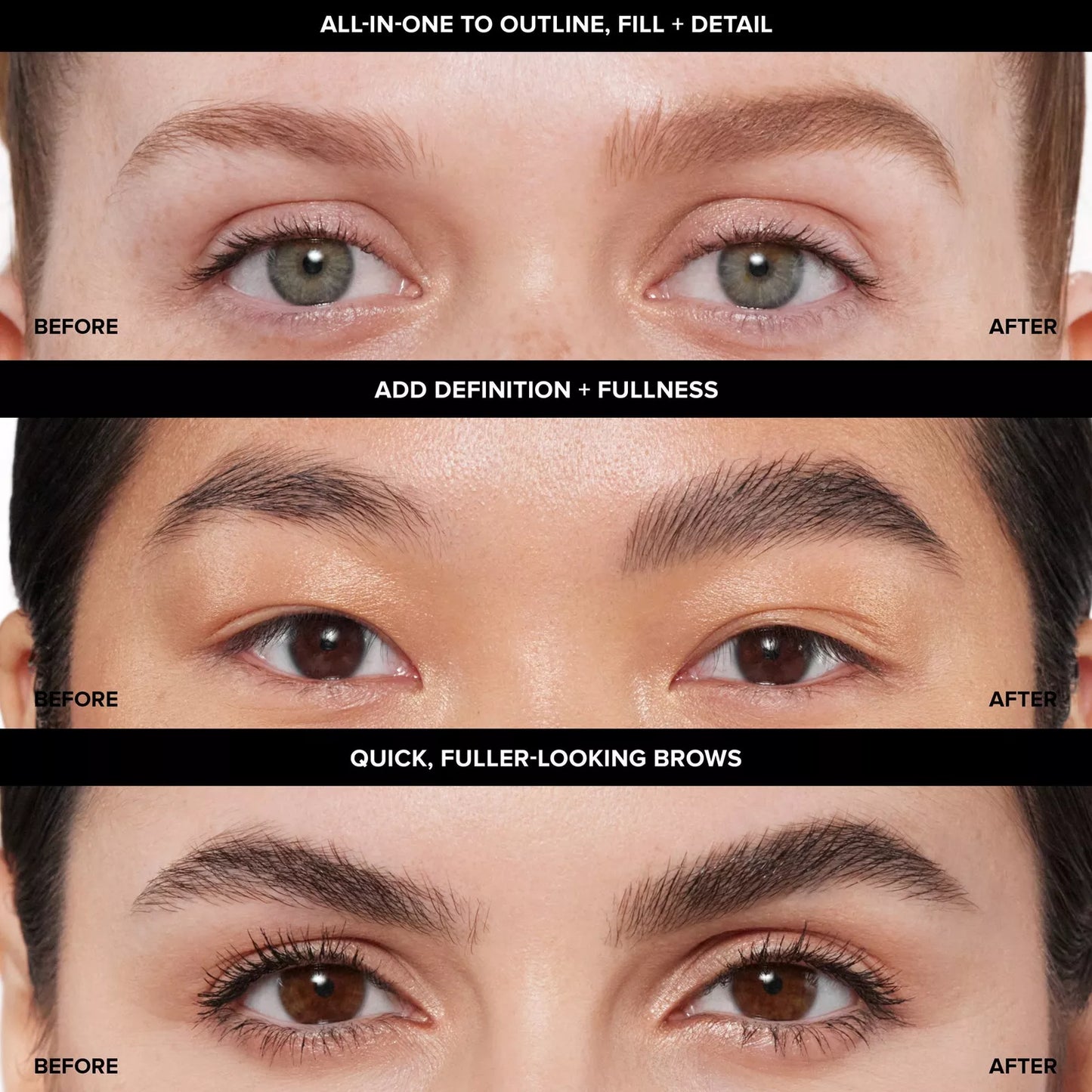 Anastasia Beverly Hills | Brow Definer 3-in-1 Triangle Tip | Lápiz de cejas 3 en 1.