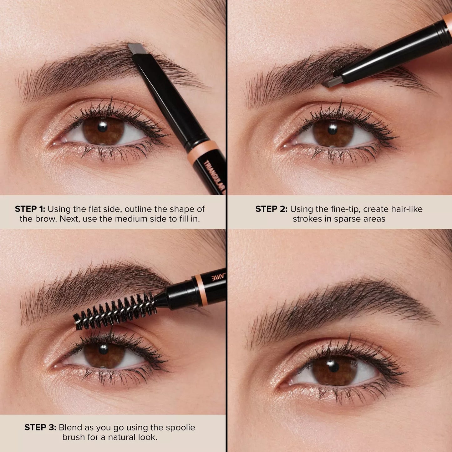 Anastasia Beverly Hills | Brow Definer 3-in-1 Triangle Tip | Lápiz de cejas 3 en 1.