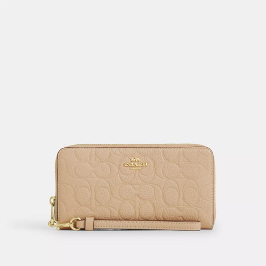 COACH OUTLET |
Long Zip Around Wallet In Signature Leather | Cartera de dama