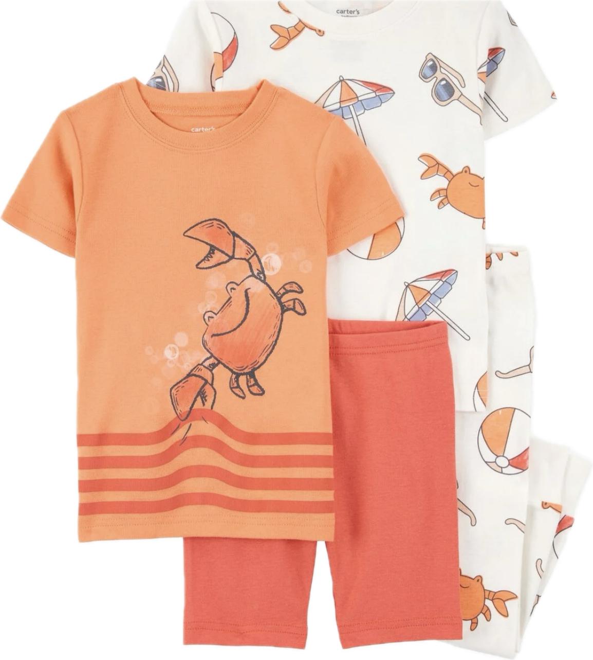Carter's | Pijama Set de 4 piezas de cangrejo