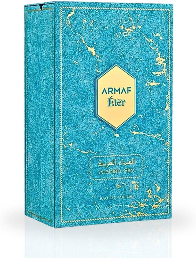𝐀𝐑𝐌𝐀𝐅                       Arabian Sky EDP Spray 100ML | Una mezcla celestial de aromas cítricos, florales y amaderados    PER25