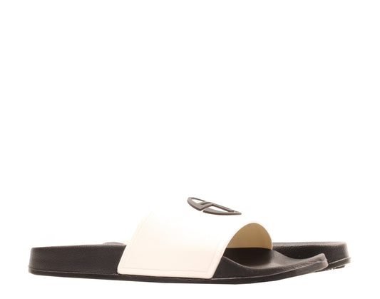 𝐒𝐄𝐑𝐆𝐈𝐎 𝐓𝐀𝐂𝐂𝐇𝐈𝐍𝐈 Chanclas para hombre Triods en blanco y negro  TAC2