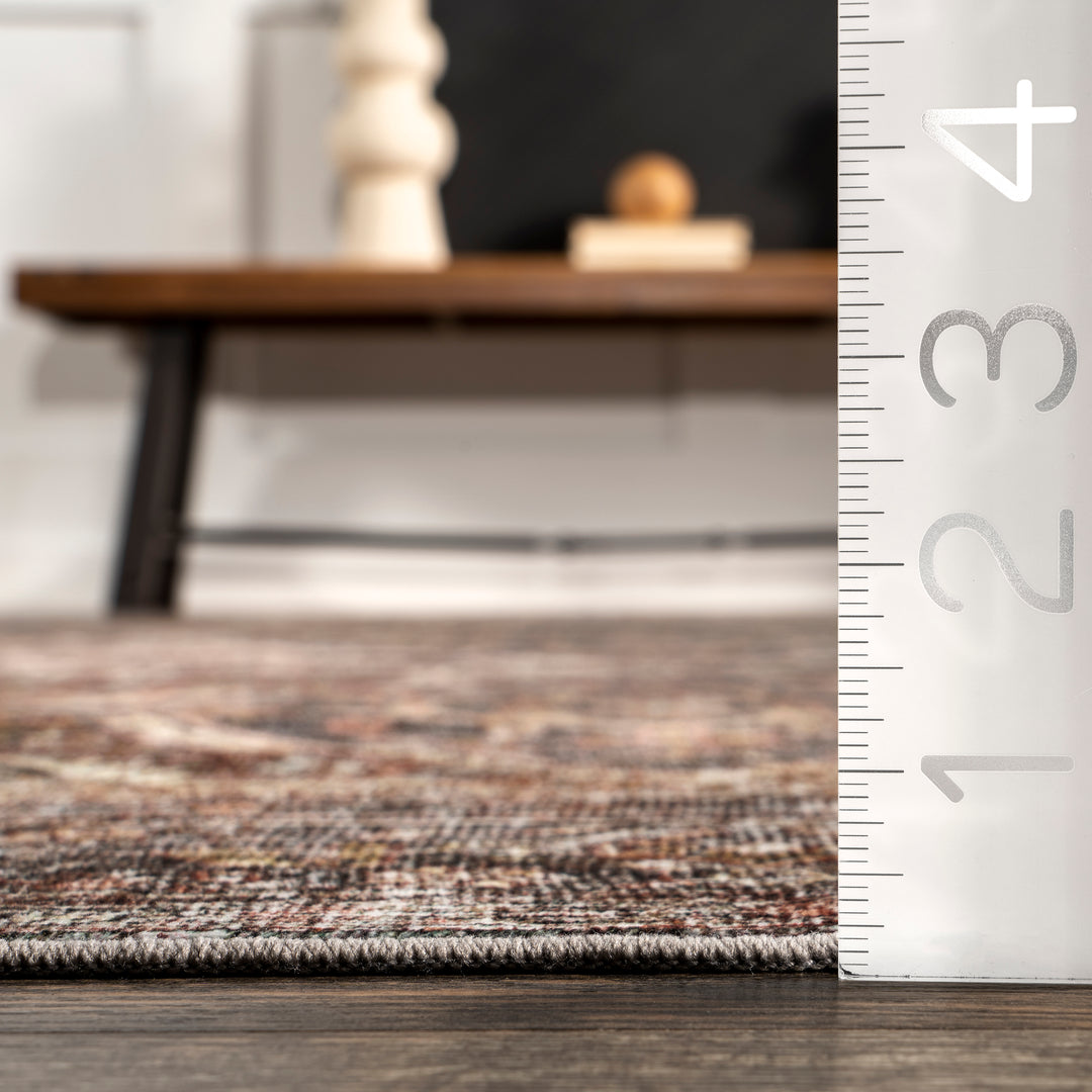 𝐍𝐔𝐋𝐎𝐎𝐌           Alfombra persa vintage Zofia lavable a máquina NU024