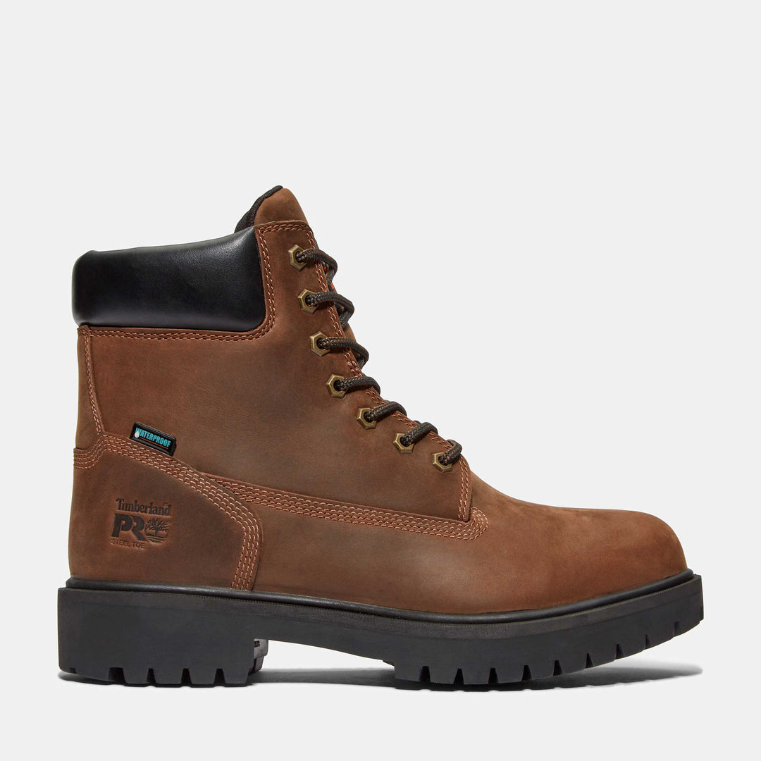 𝐓𝐈𝐌𝐁𝐄𝐑𝐋𝐀𝐍𝐃 Bota de trabajo impermeable de 15 cm con fijación directa para hombre                          TIM17