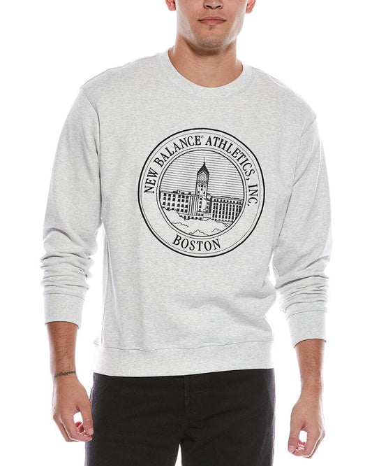 𝐍𝐄𝐖 𝐁𝐀𝐋𝐀𝐍𝐂𝐄                          sudadera con cuello redondo y escudo.                        MSM17