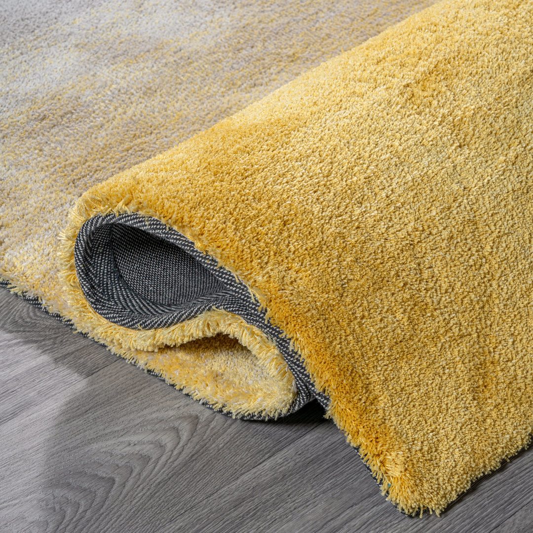 𝐍𝐔𝐋𝐎𝐎𝐌                          Alfombra de pelo largo con degradado hecha a mano                      NU045