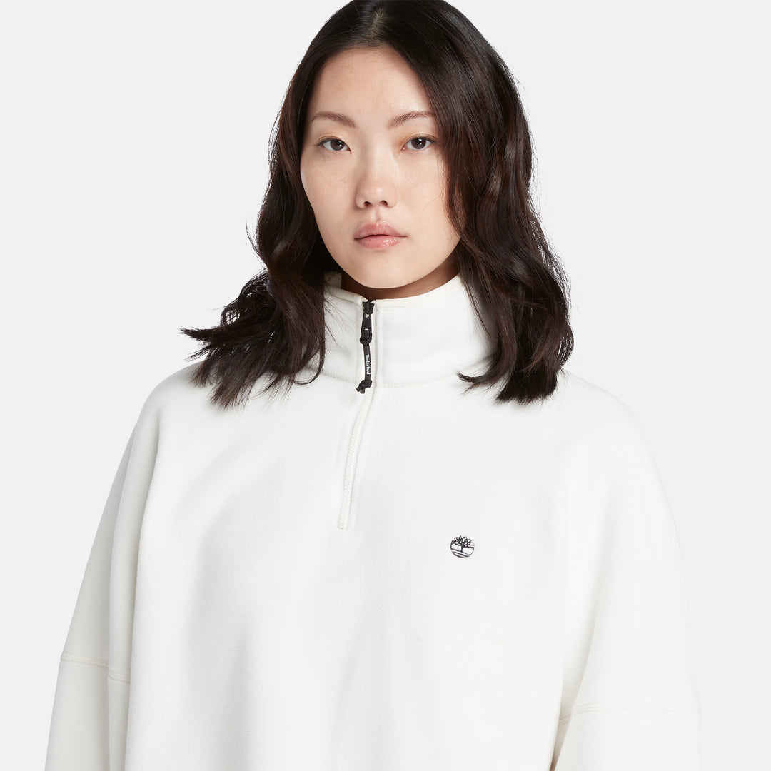 𝐓𝐈𝐌𝐁𝐄𝐑𝐋𝐀𝐍𝐃        Chaqueta polar corta con cuello alzado para mujer TIM15