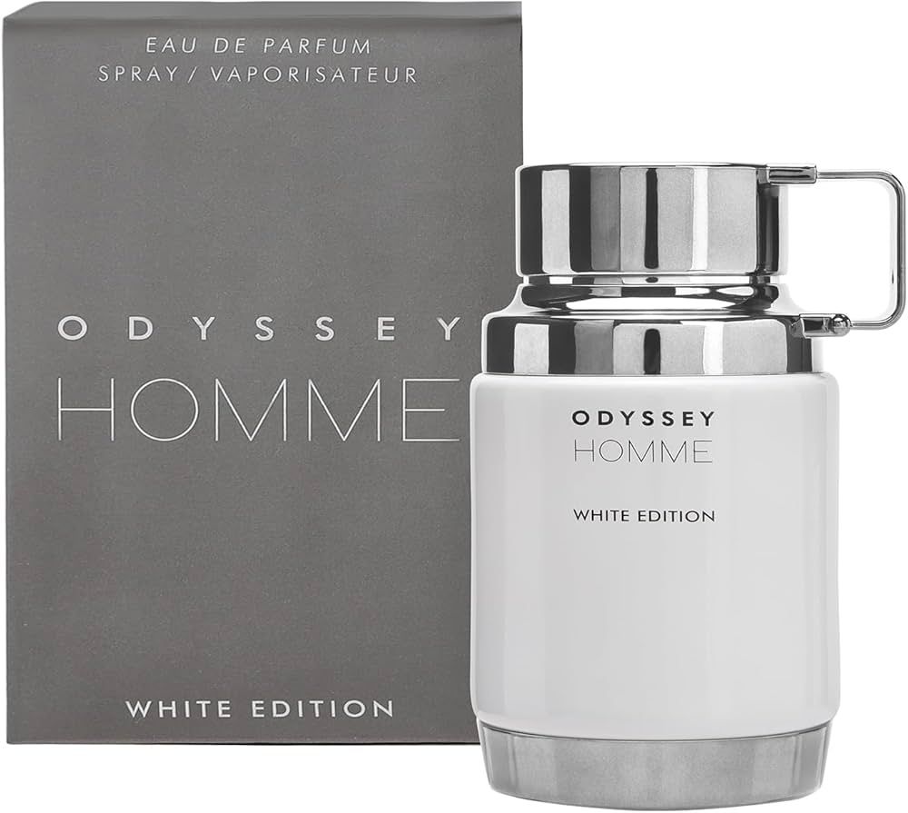 𝐀𝐑𝐌𝐀𝐅                     Odyssey Homme White Edition para hombre Eau de Parfum Spray, 3.4 onzas                 PER8