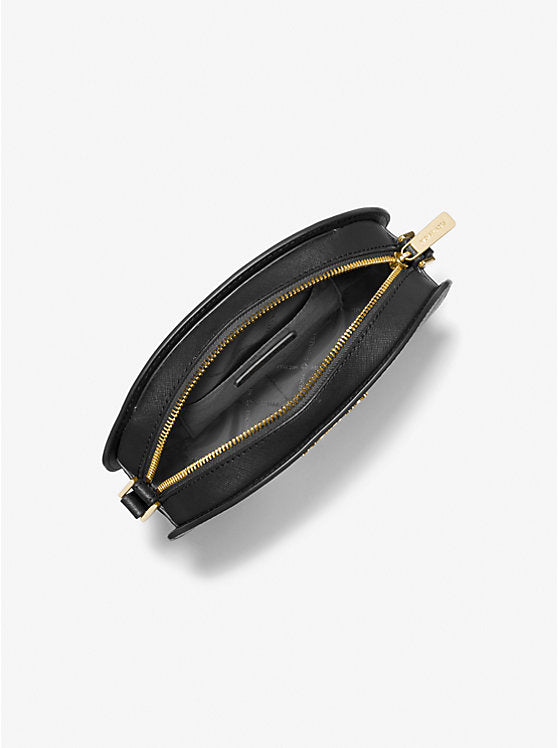 𝐌𝐈𝐂𝐇𝐀𝐄𝐋 𝐊𝐎𝐑𝐒     Bolso bandolera mediano Jet Set Travel de piel saffiano                MK0076