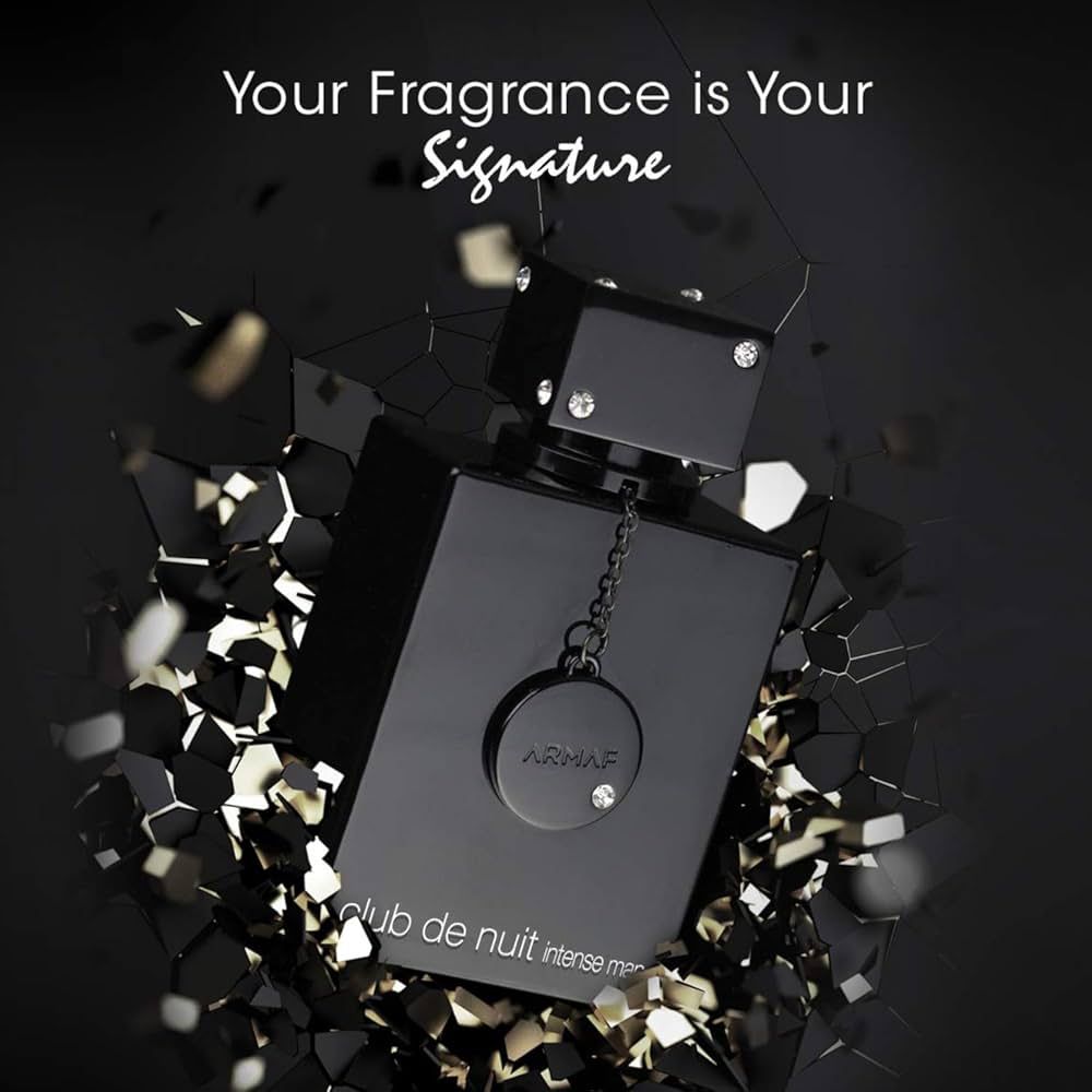 𝐀𝐑𝐌𝐀𝐅                            Club de Nuit Intense Man EDT para hombre, nuevo en caja, negro, 3.6 onzas líquidas                            PER9