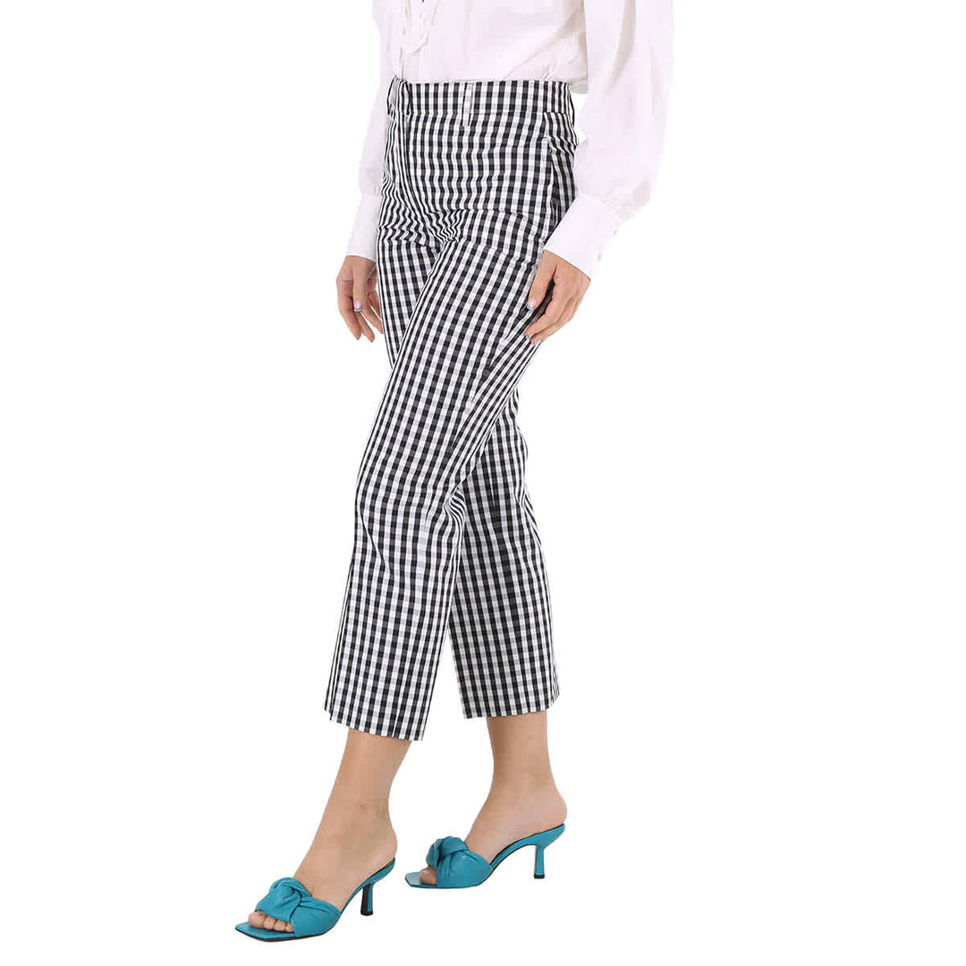 𝐁𝐔𝐑𝐁𝐄𝐑𝐑𝐘☑️                Pantalones cortos de cuadros vichy para mujer