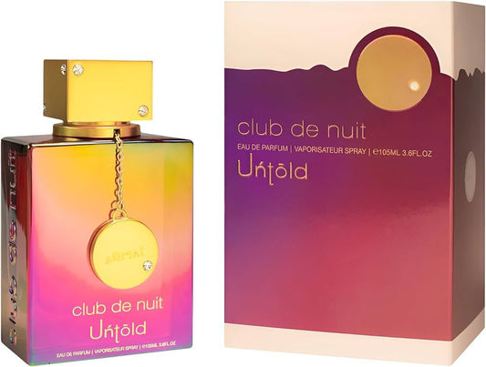 𝐀𝐑𝐌𝐀𝐅                            Club De Nuit Untold para hombres Eau de Parfum Spray, 3.6 onzas                PER17