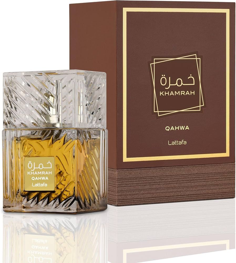 𝐋𝐀𝐓𝐓𝐀𝐅𝐀                 Khamrah Qahwa  Vainilla, Especias Cálidas, Canela, Dulce  Eau de Parfum Fragancia de Larga Duración para Unisex, 100 ml      PER11