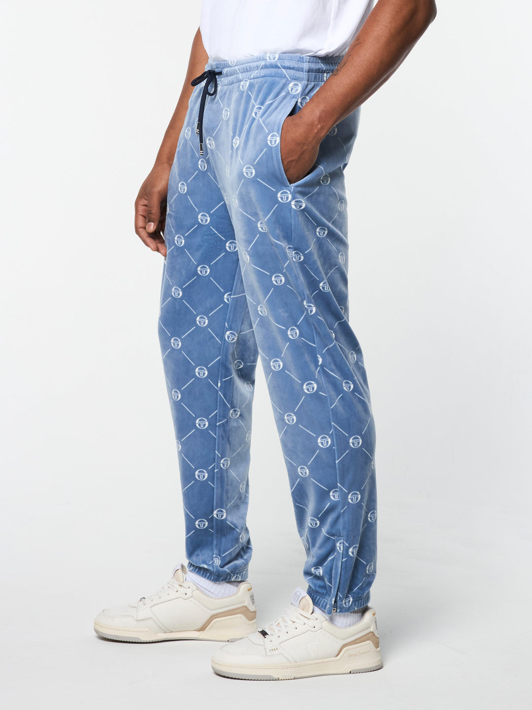 𝐒𝐄𝐑𝐆𝐈𝐎 𝐓𝐀𝐂𝐂𝐇𝐈𝐍𝐈 Pantalón deportivo de terciopelo Cosimo            TAC48