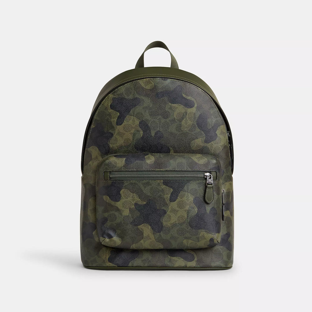 𝐂𝐎𝐀𝐂𝐇                 Mochila West con el característico estampado de camuflaje        CO0033