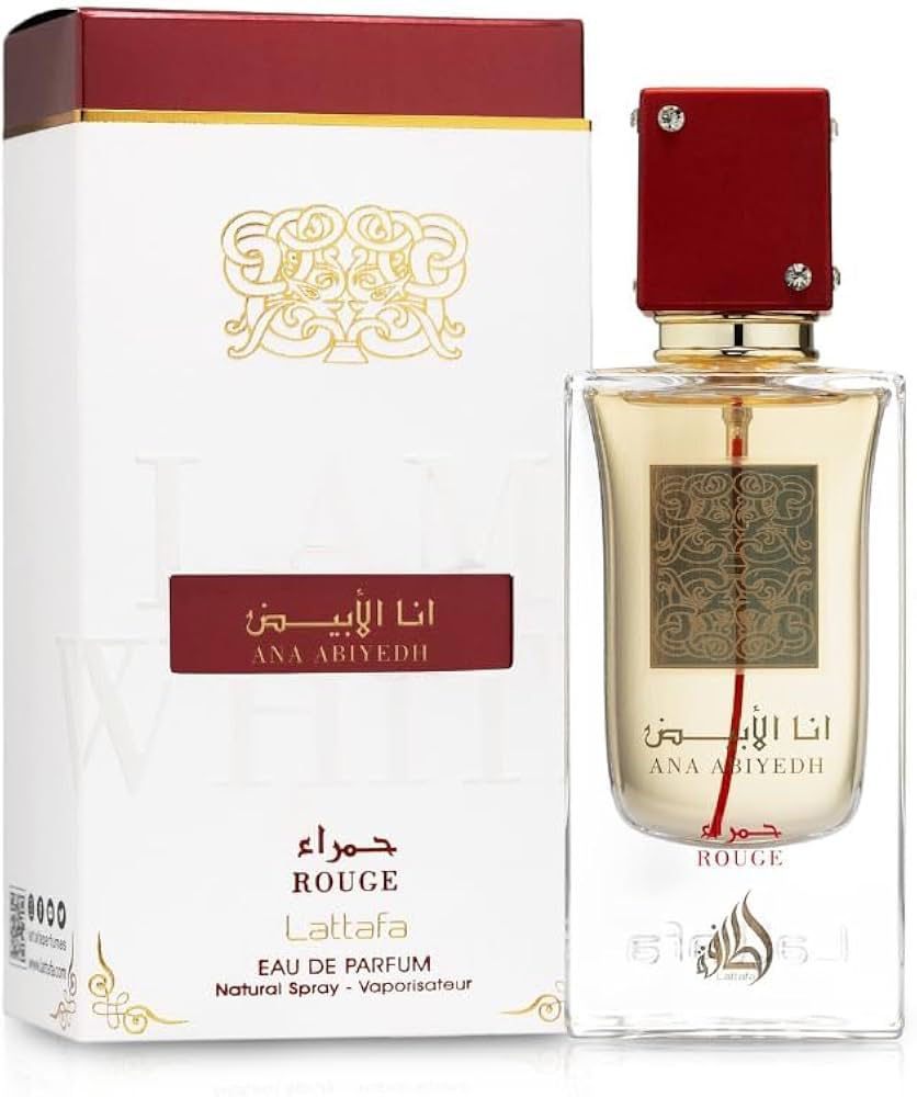 𝐋𝐀𝐓𝐓𝐀𝐅𝐀                Perfumes Ana Abiyedh Rouge para unisex Eau de Parfum Spray, 2.0 onzas               PER22