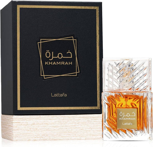 𝐋𝐀𝐓𝐓𝐀𝐅𝐀                 Khamrah - Eau de Parfum Fragancia de Larga Duración para Unisex, 100 ml      PER14
