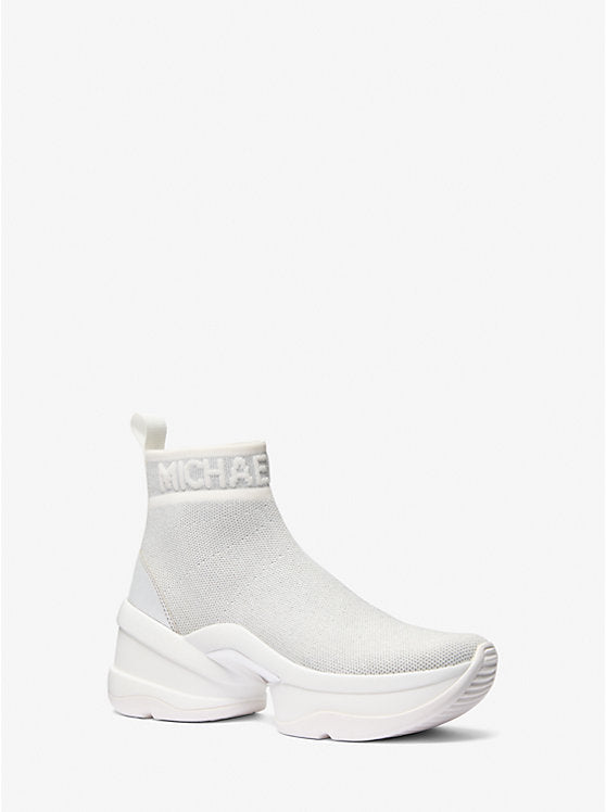 𝐌𝐈𝐂𝐇𝐀𝐄𝐋 𝐊𝐎𝐑𝐒       Bota de punto elástico metalizado Olympia MK0095