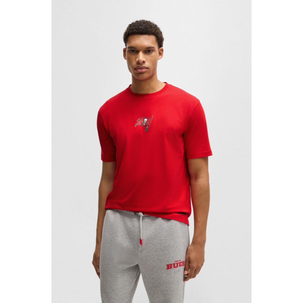 𝐁𝐎𝐒𝐒                                Camiseta de algodón elástico de la NFL con marca especial
MSM65