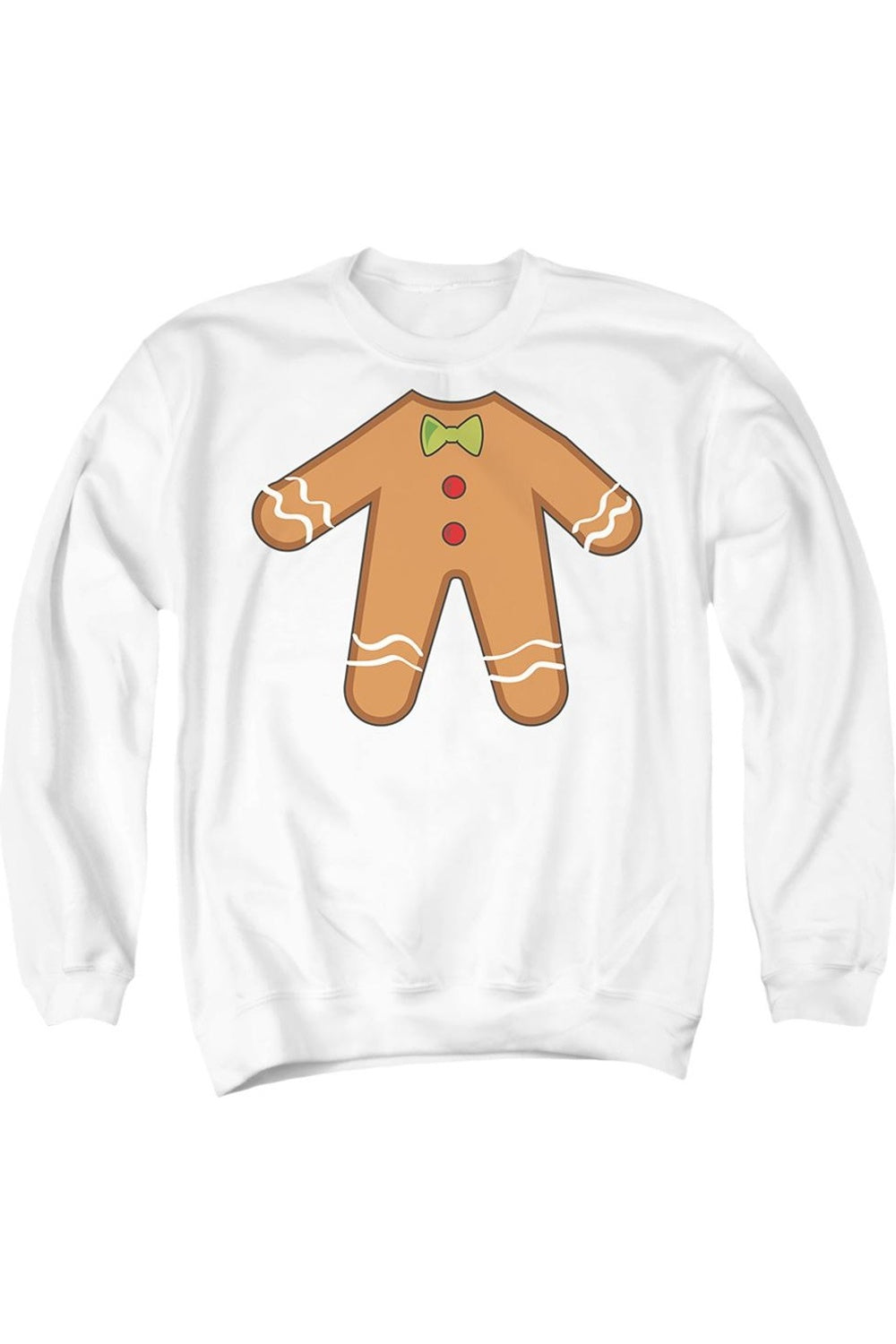 𝗚𝗜𝗟𝗗𝗔𝗡                     Sudadera unisex de cuello redondo para adultos con diseño de hombre de jengibre navideño        NAV20