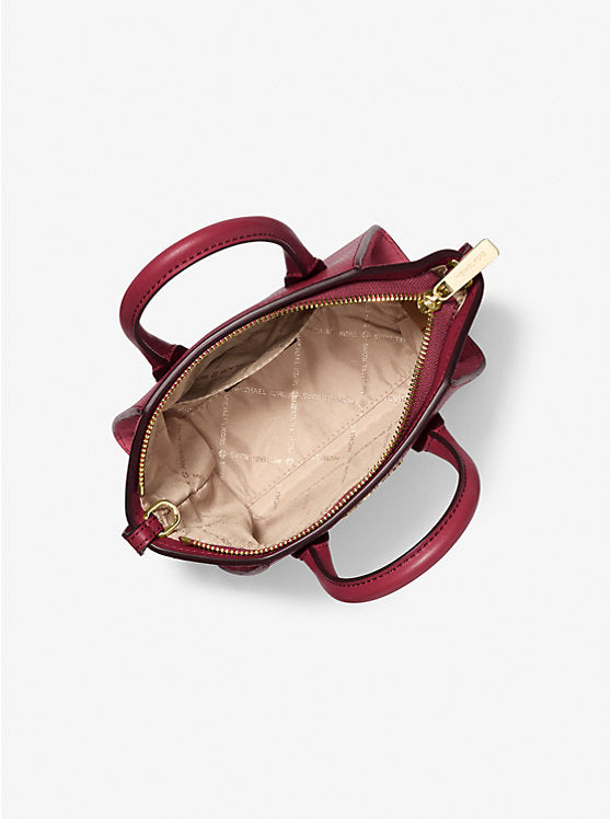 𝐌𝐈𝐂𝐇𝐀𝐄𝐋 𝐊𝐎𝐑𝐒     Bolso bandolera extra pequeño Avril de piel y ante                      MK0068