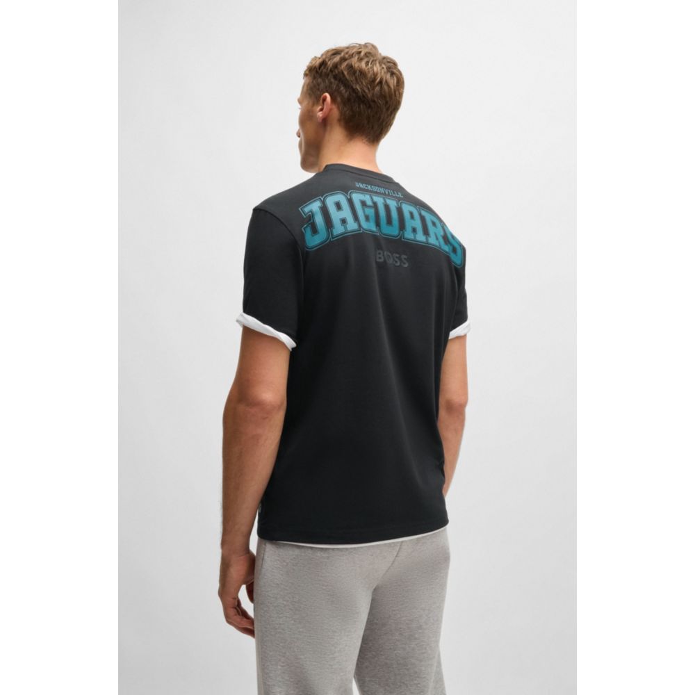 𝐁𝐎𝐒𝐒                                           Camiseta de algodón elástico x nfl con logo especial de la marca
MSM66