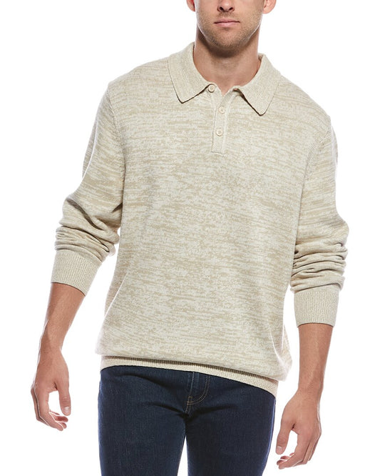 𝐒𝐂𝐎𝐓𝐂𝐇 & 𝐒𝐎𝐃𝐀                       suéter tipo polo de jaspeado desigual
MSM84