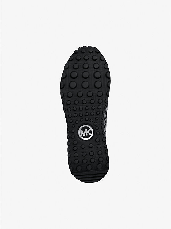 𝐌𝐈𝐂𝐇𝐀𝐄𝐋 𝐊𝐎𝐑𝐒 Zapatillas sin cordones de punto con logotipo metálico de Bodie MK0091