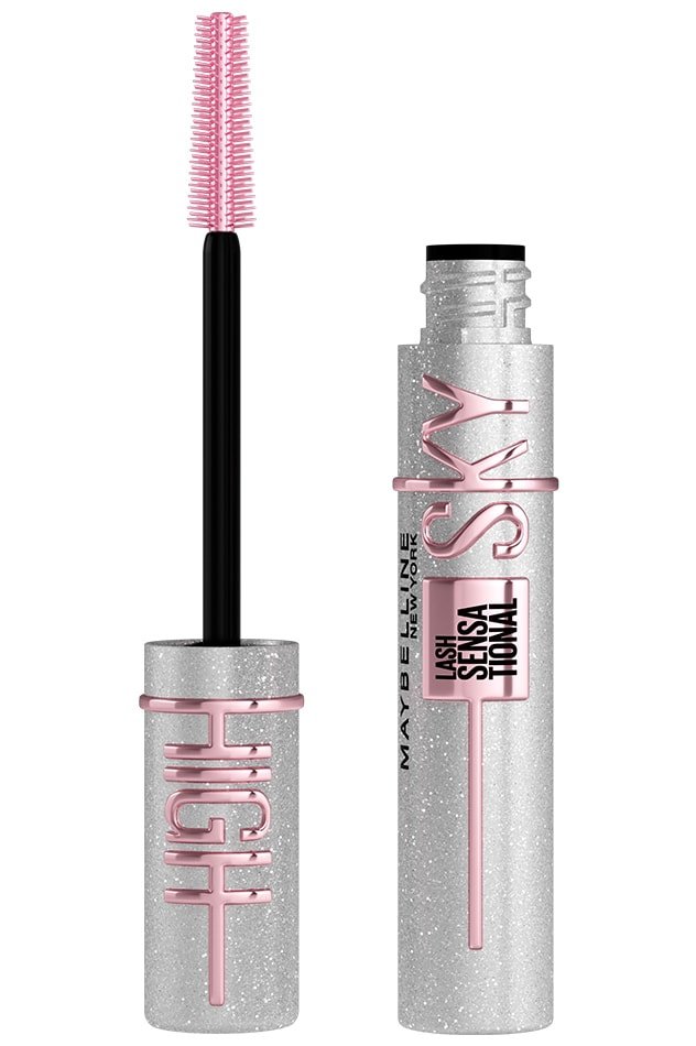 𝐌𝐀𝐘𝐁𝐄𝐋𝐋𝐈𝐍𝐄                       Máscara de pestañas Lash Sensational Sky High Space Diamond Glitter                          May8