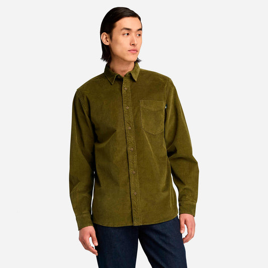 𝐓𝐈𝐌𝐁𝐄𝐑𝐋𝐀𝐍𝐃            Camisa de pana para hombre                         TIM49